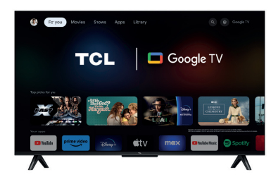 TCL Smart TV 43 4K Ultra HD LED 43P61K con Google TV e Dolby Audio — photo 1