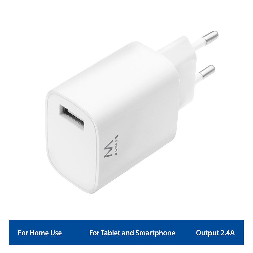 Ewent EW1301 mobile device charger Universal White AC Indoor – image 3