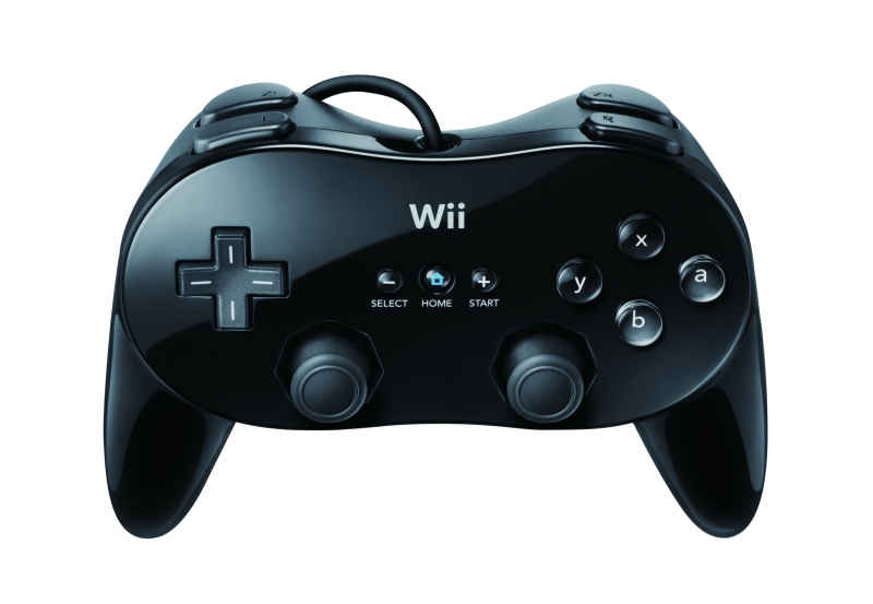 Nintendo AC-CWPB Gaming Controller Black Gamepad Analogue / Digital Wii – image 2
