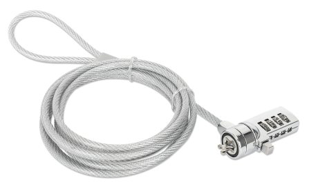 Manhattan 440448 cable antirrobo Plata 2 m imagen 2