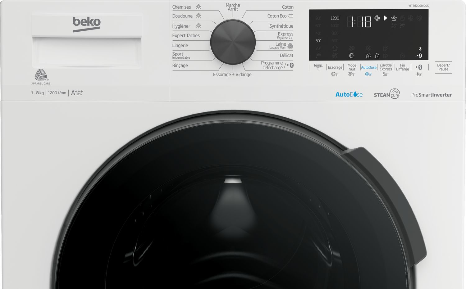 Beko WTS9200WDOS washing machine Front-load – image 4