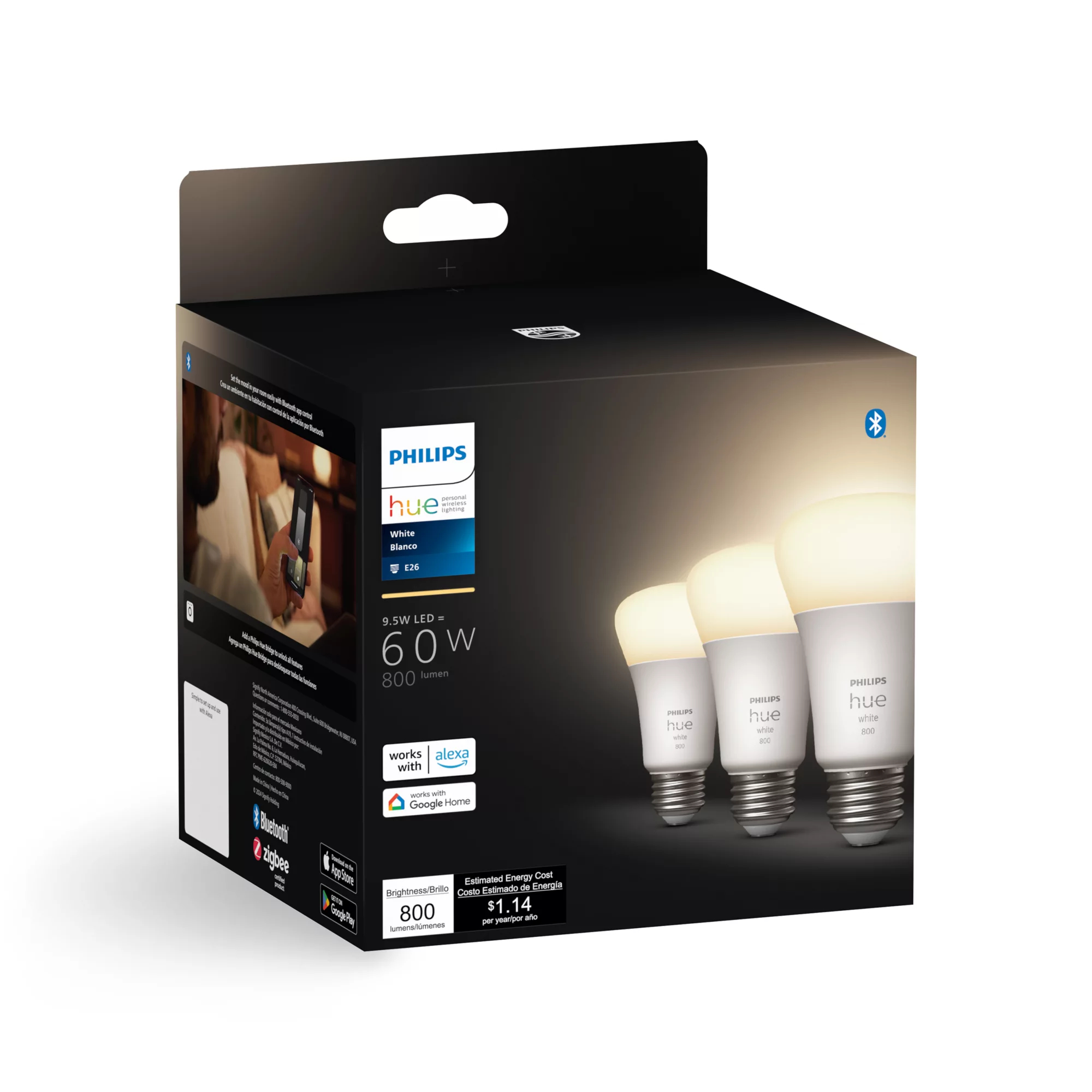 Philips by Signify Philips Hue White 046677571269 smart lighting Smart bulb Bluetooth/Zigbee – image 3