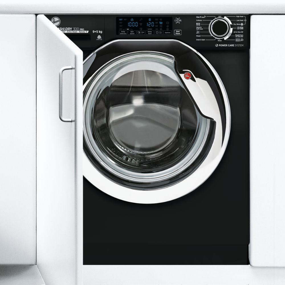 Hoover H-WASH 300 PRO HBDOS695TAMCBT80 washer dryer Built-in Front-load Black – image 2