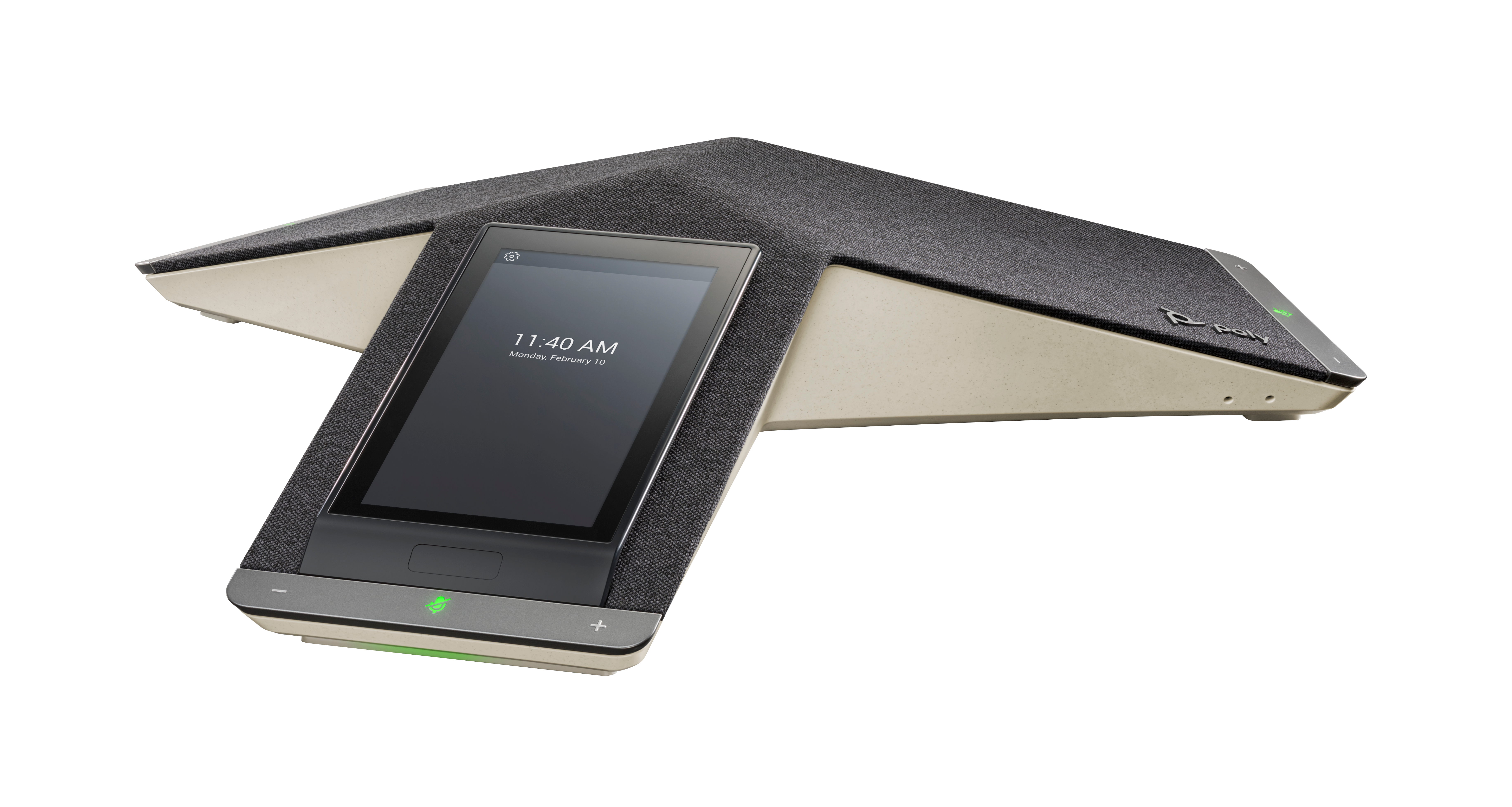HP Poly Trio C60 IP Conference Phone for Microsoft Teams and PoE-enabled No Radio. Product colour: Black, Display resoluti