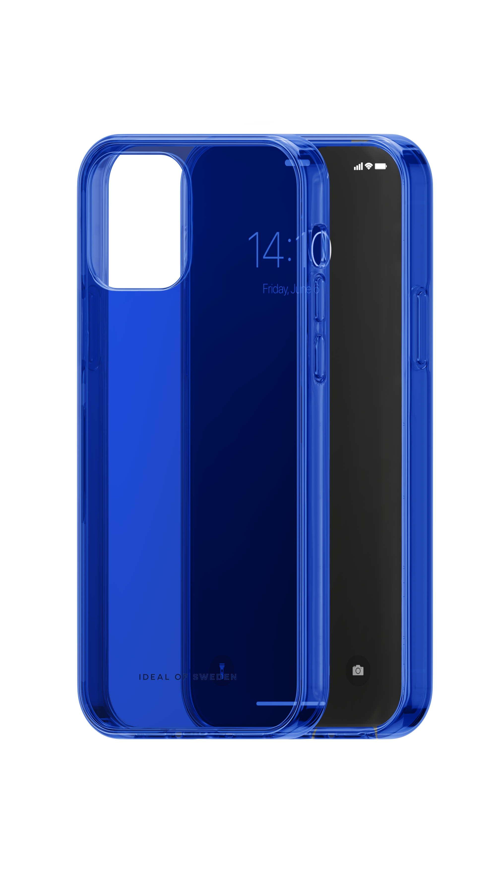 iDeal of Sweden Clear Case iPhone 12/12P Cobalt Blue – image 5