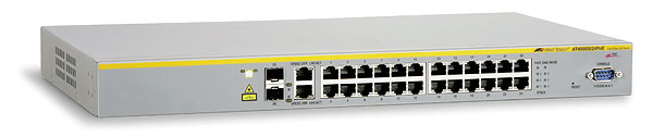 Allied Telesis AT-8000S24POE network switch Unmanaged L2 Power over Ethernet (PoE)
