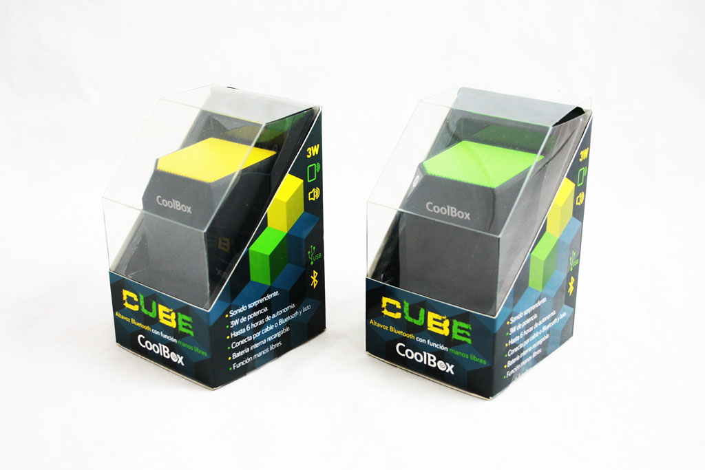 CoolBox Cube Mono portable speaker Green – image 6