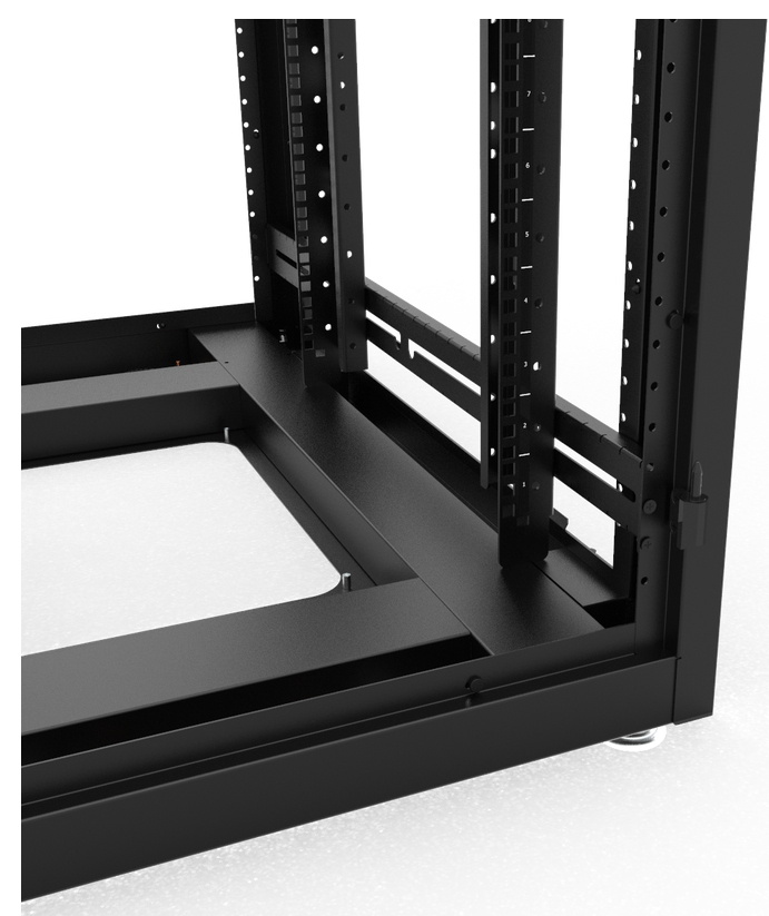 Vertiv GL300E-2432-B-SQM6MS rack cabinet 13U Freestanding rack Black – image 4