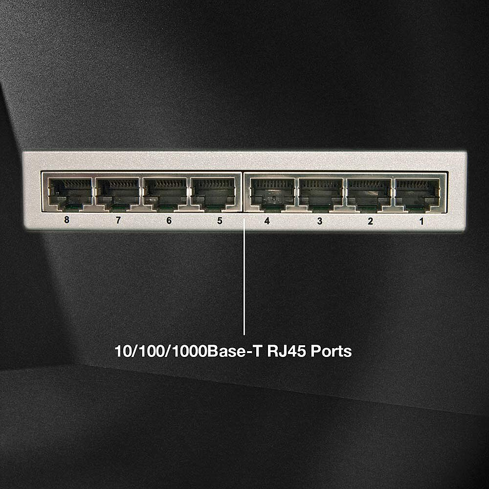 Lindy Network Switch - Gigabit, Desktop, 8 Port, 10/100/1000 – image 2