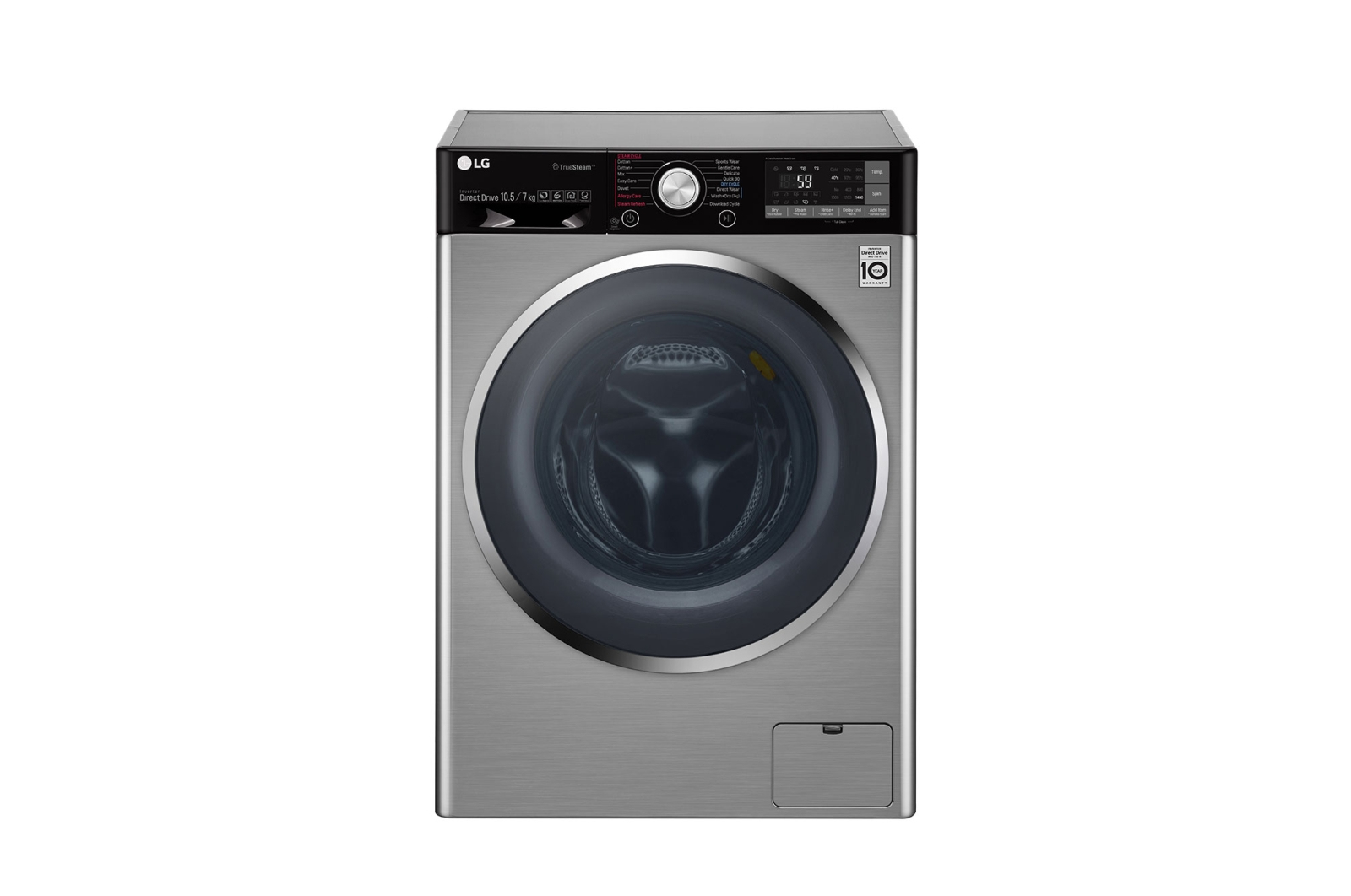 LG F4J9JHP2TD washer dryer Freestanding Front-load Stainless steel – image 2