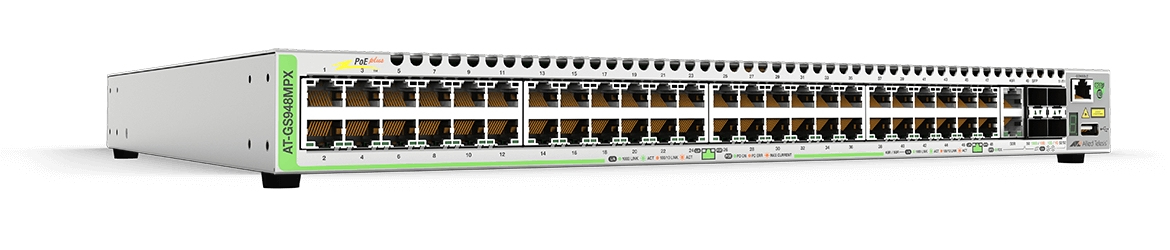 Allied Telesis GS948MPX Managed L3 Gigabit Ethernet (10/100/1000) Power over Ethernet (PoE) Grey – image 2