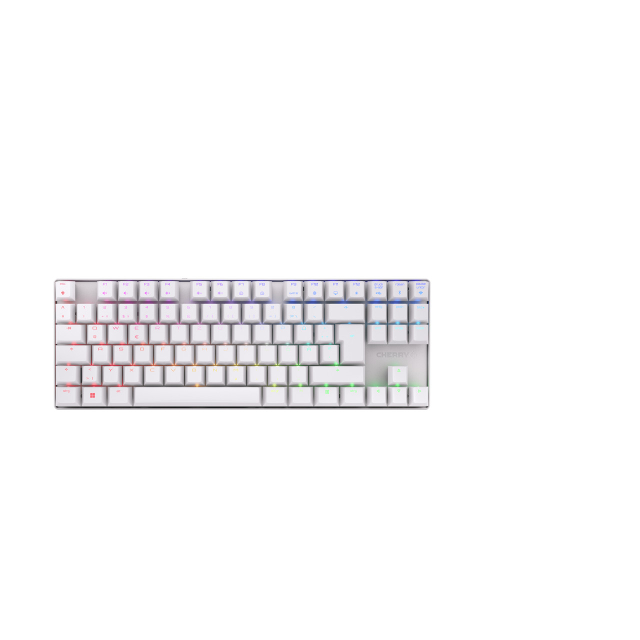 CHERRY Keyboard Xtrfy MX 8.2 TKL WL RGB Gaming MX BROWN [DE] white