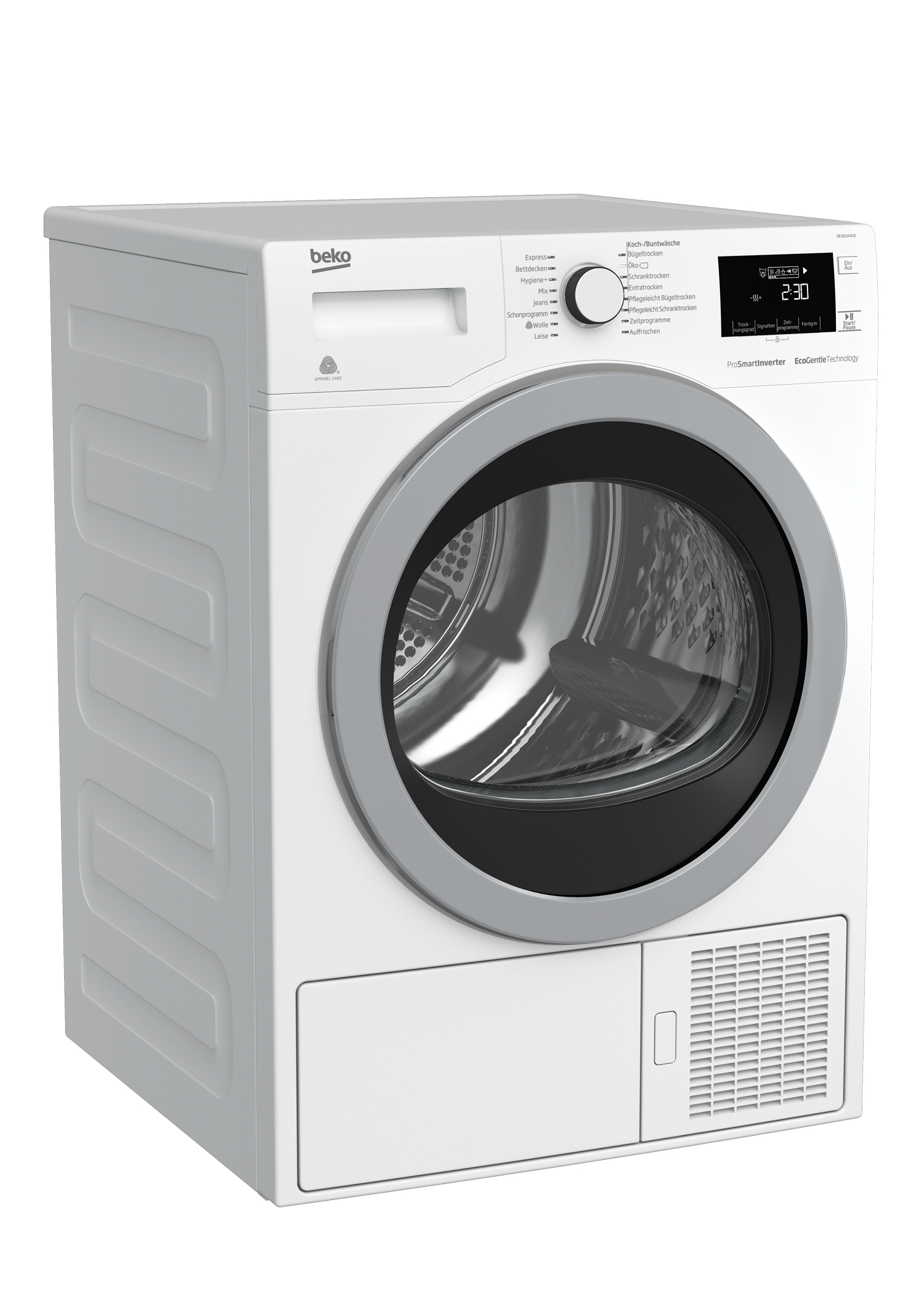 Beko DE8634RX0 tumble dryer Freestanding Front-load – image 2