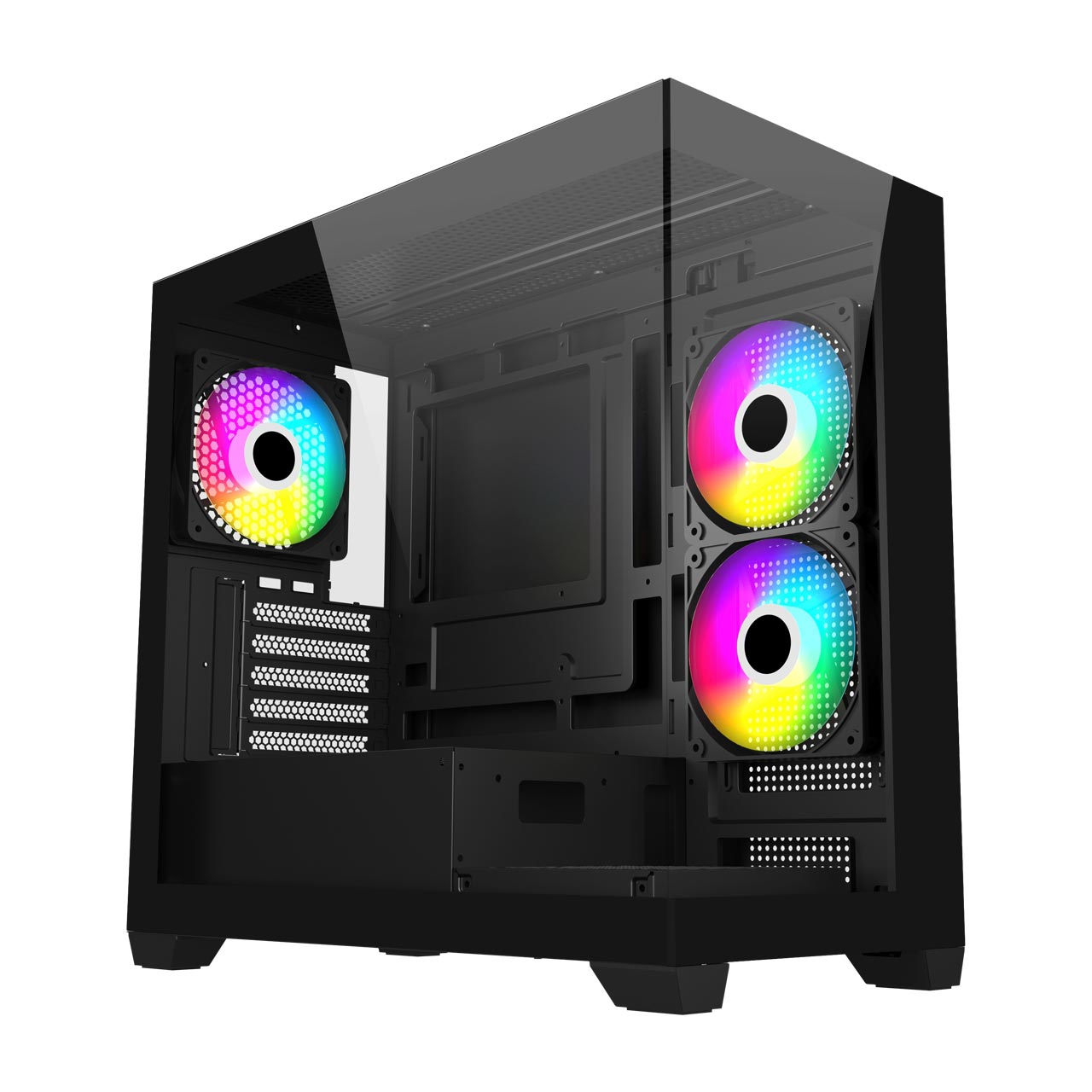 FSP S340-BA computer case Midi Tower Black image 1
