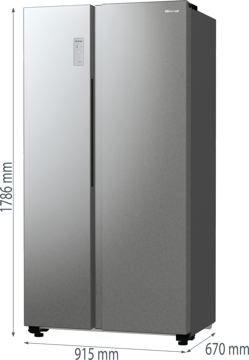 Hisense Side by Side RS711N4ACE BK065B – image 9