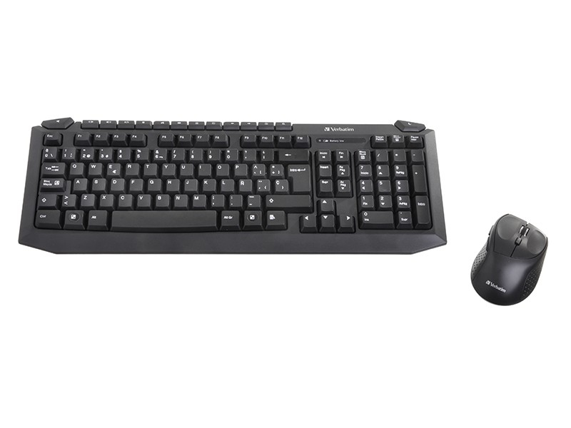 Verbatim 98112 keyboard Mouse included RF Wireless Black – image 1