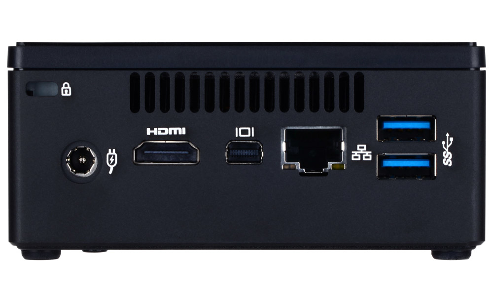 GIGABYTE GB-BXCEH-3205 PC/workstation barebone UCFF Black 3205U BGA 1168 – image 3