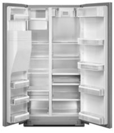 Whirlpool WD6078A side-by-side refrigerator Freestanding Stainless steel – image 2