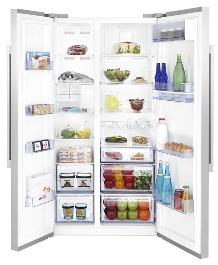 Beko GN163120S side-by-side refrigerator Freestanding – image 2