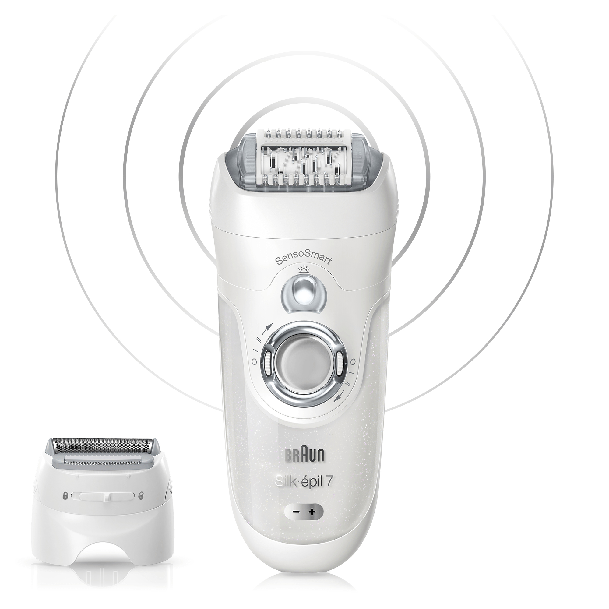 Braun Silk-épil 7 81646953 epilator 40 tweezers Silver, White – image 3