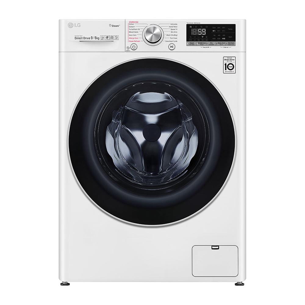 LG F4V5VGP0W washer dryer Freestanding Front-load White – image 1