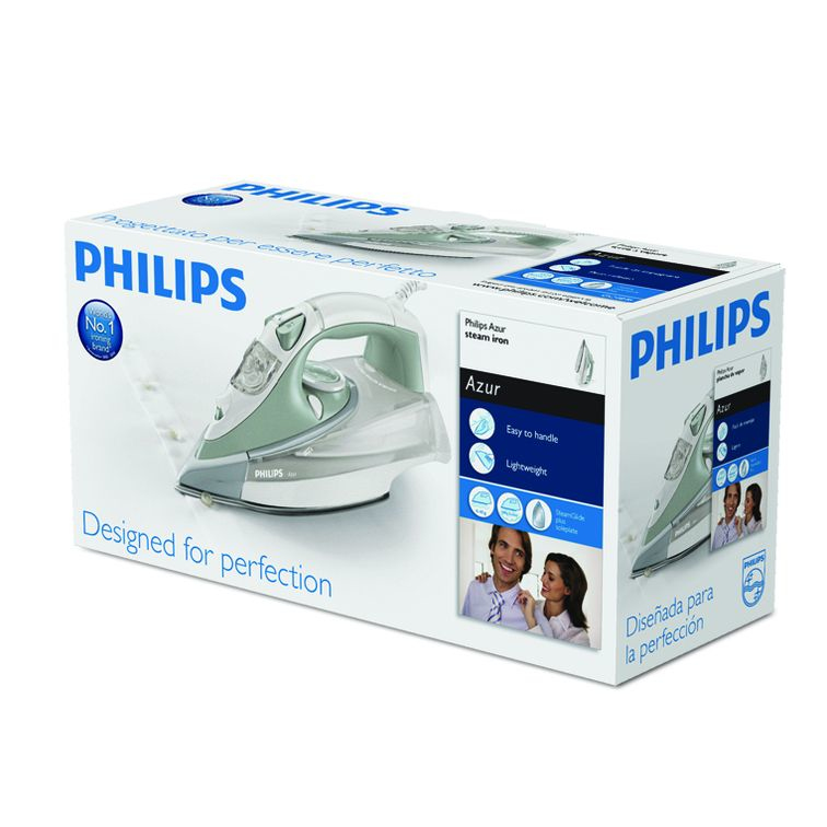 Philips Azur GC4846/02 iron Dry & Steam iron Stainless Steel soleplate – image 2