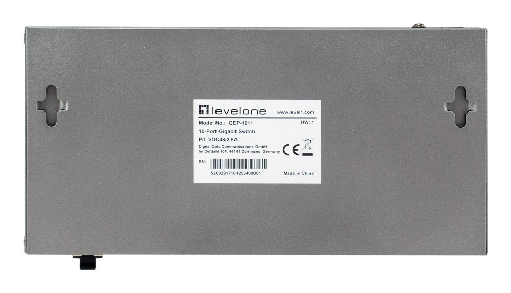 LevelOne 10-Port Gigabit PoE Switch, 802.3af/at PoE, 8 PoE Outputs – image 5