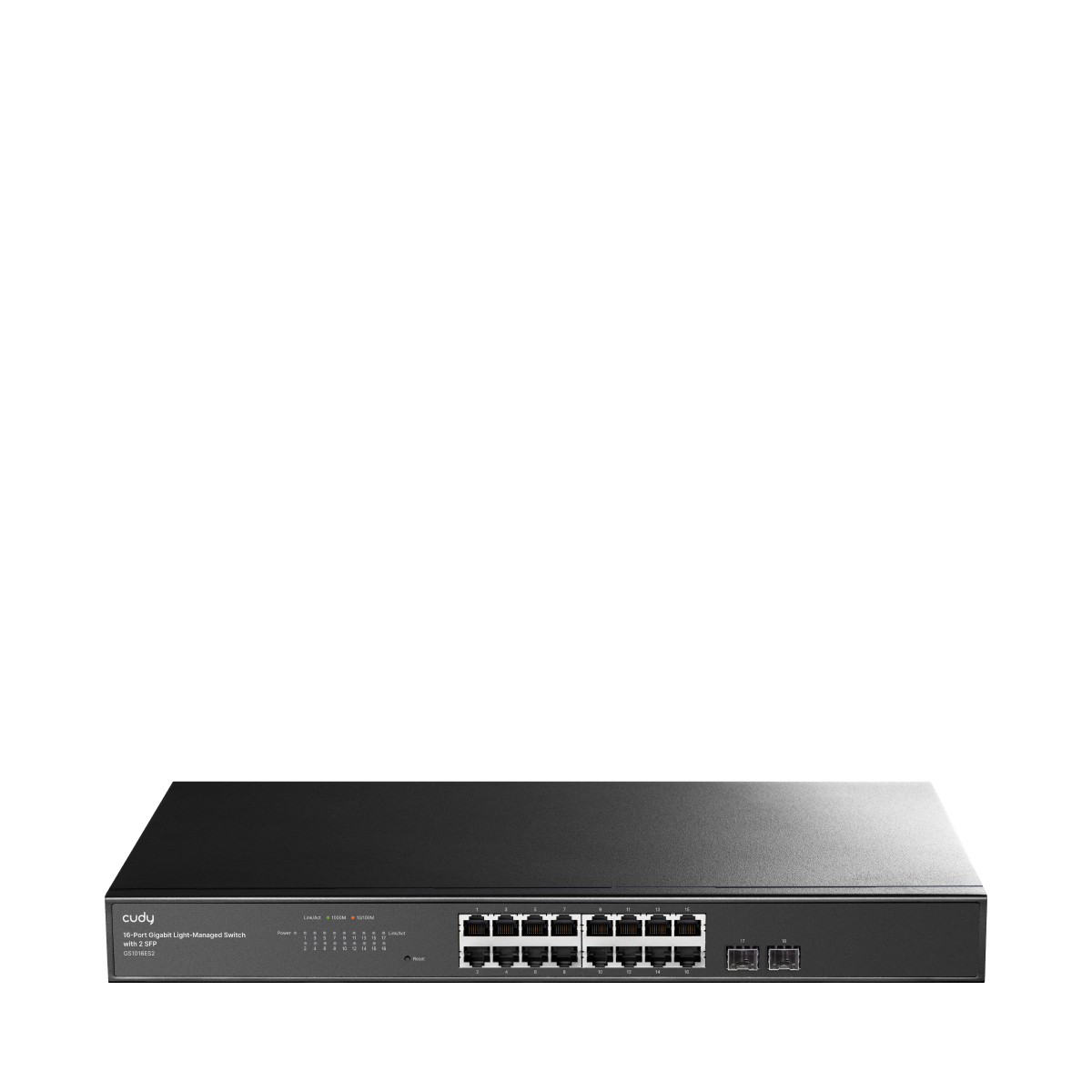 Cudy 16-Port Gigabit Cloud Easy-Managed Switch with 2 SFP, GS1016ES2 1.0