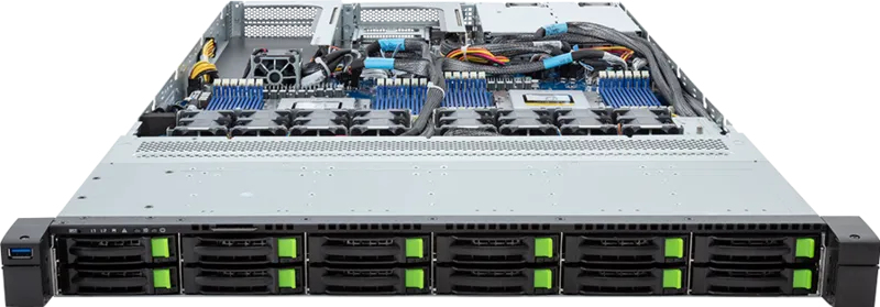 GIGABYTE R183-ZF1-AAJ1 LGA 6096 Rack (1U) Black, Steel – image 2