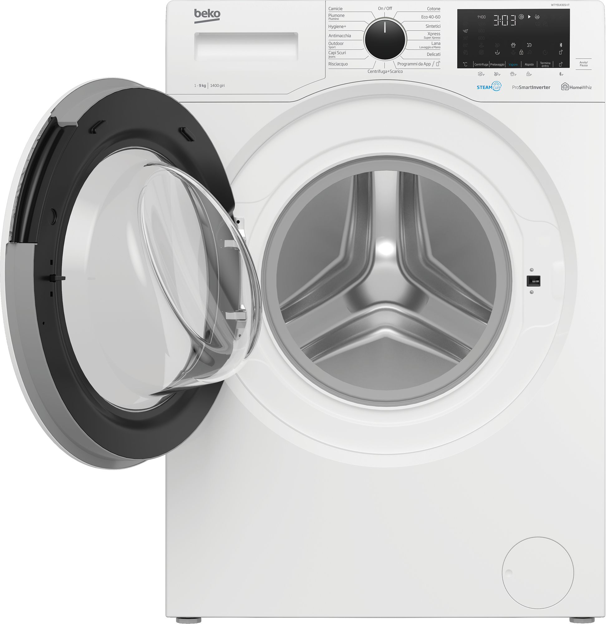 Beko WTY91436SI-IT washing machine Front-load – image 3