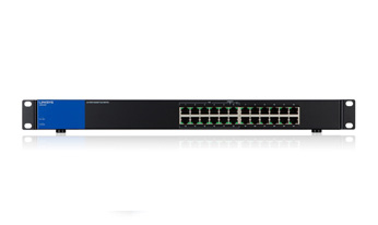 Linksys LGS124P network switch Gigabit Ethernet (10/100/1000) Power over Ethernet (PoE) 1U Black – image 2