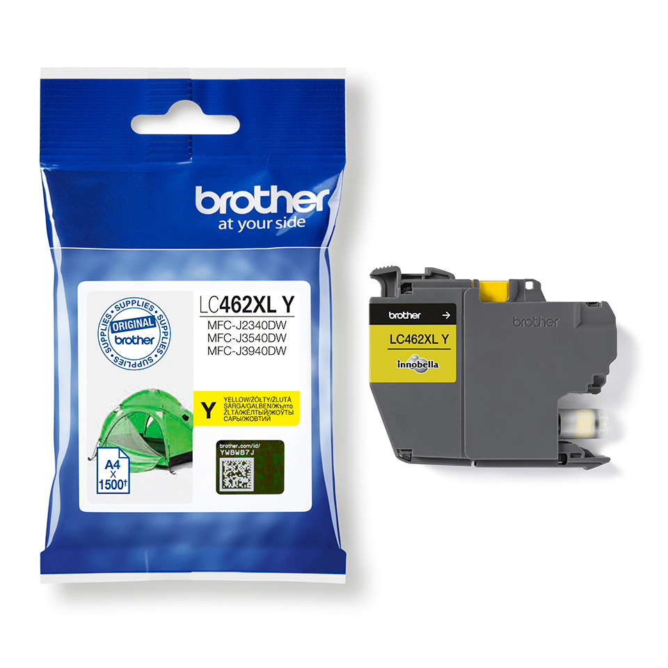 Brother LC462XLY ink cartridge 1 pc(s) Original High (XL) Yield Yellow – image 2