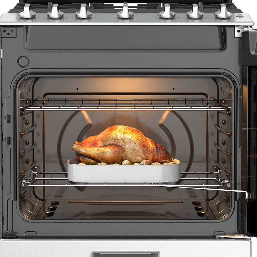 Whirlpool WFR7200S cooker Freestanding cooker Gas Grey – image 7