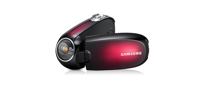 Samsung SMX-C24RP camcorder CCD Red