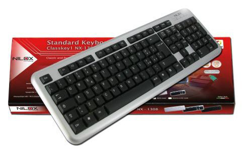 Nilox 10NXKBST26003 keyboard USB + PS/2 – image 2