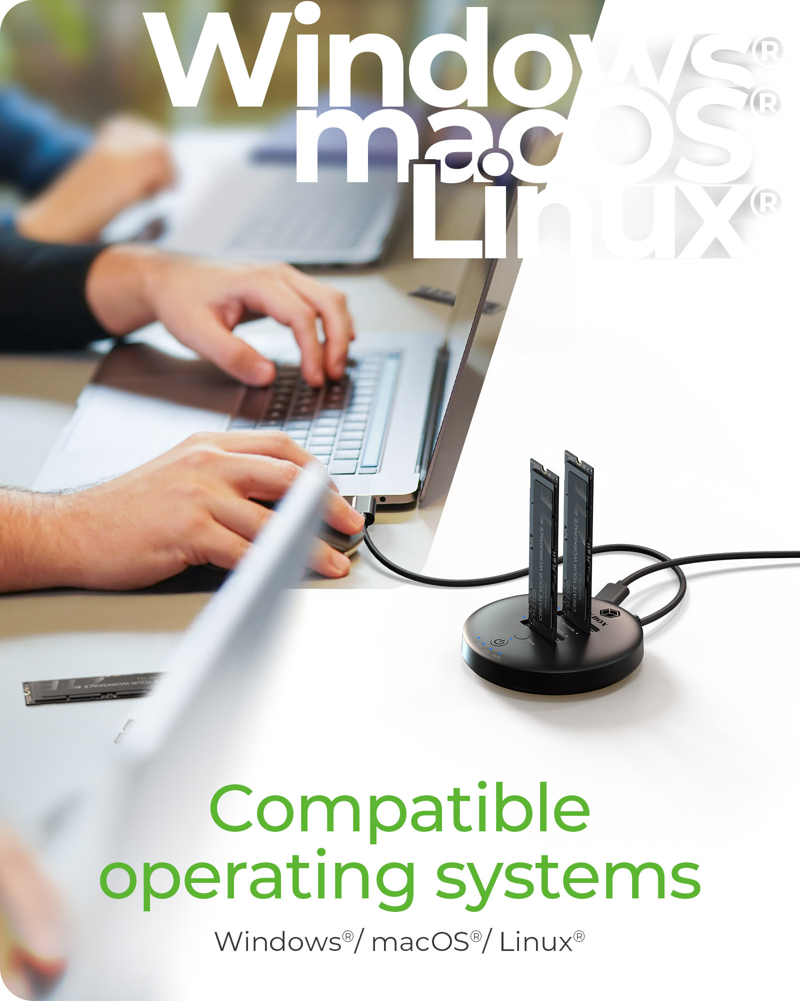 ICY BOX IB-1612MCL-C31 USB 3.2 Gen 2 (3.1 Gen 1) Type-C Black – image 5