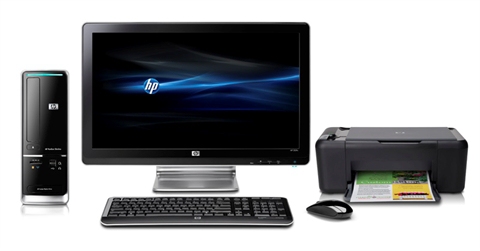 HP Pavilion Slimline s5510nl + s2231a + Deskjet F4580 AiO – image 1