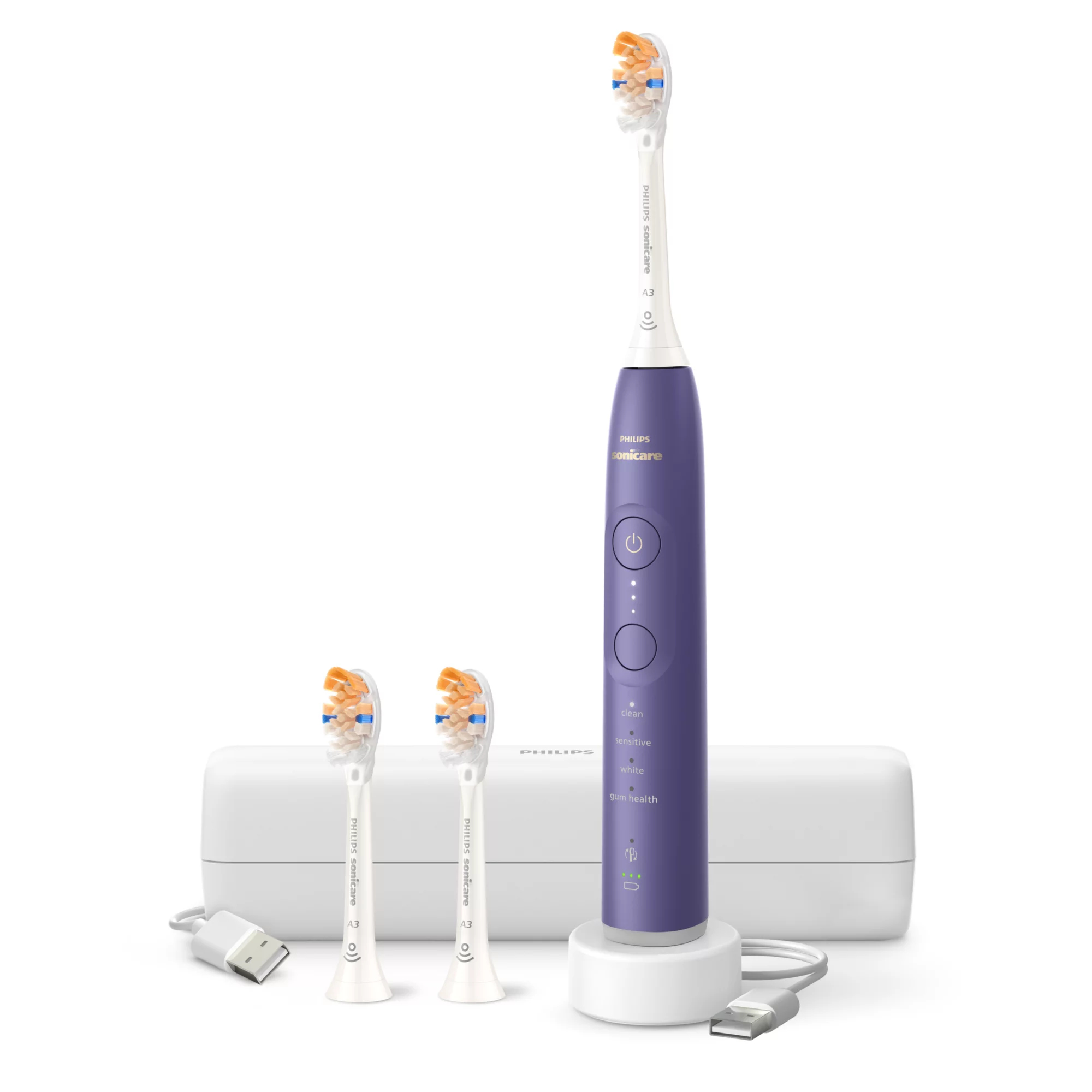 Philips HX7427/02 electric toothbrush Adult Sonic toothbrush Purple