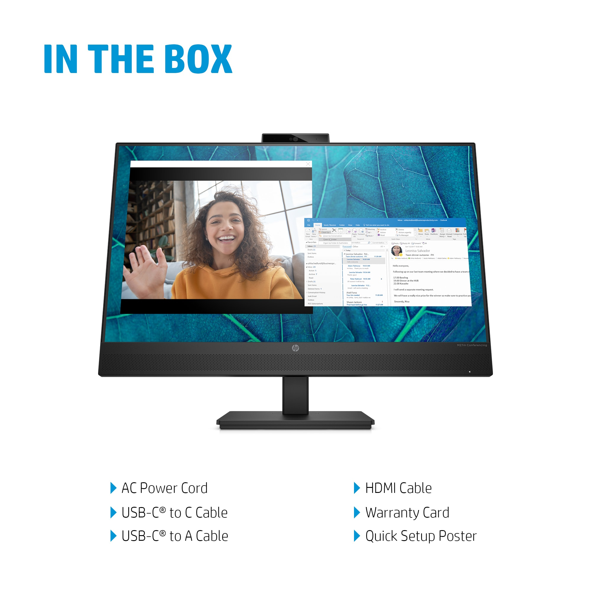 HP شاشة الاجتماعات من M27m HP – image 6