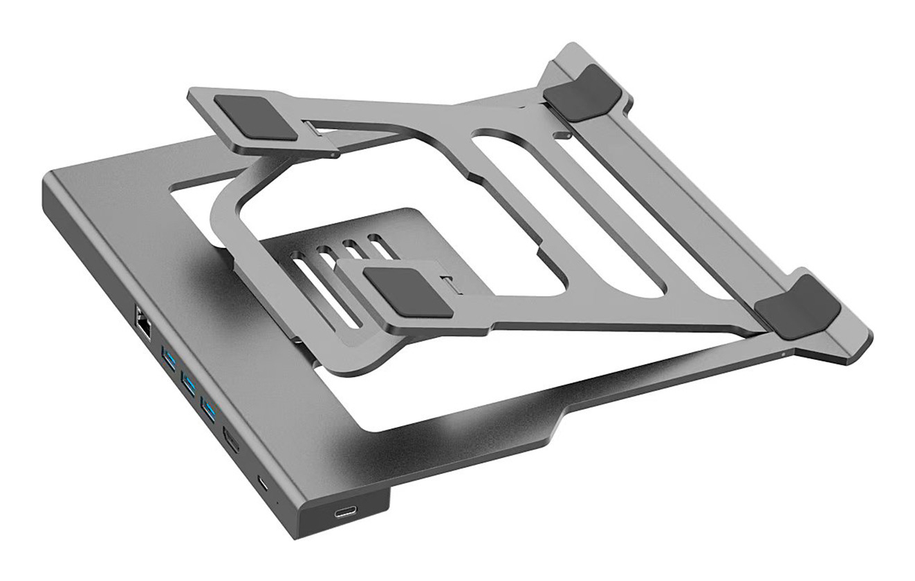 CoolBox Coo-atril-dock Wired USB 3.2 Gen 1 (3.1 Gen 1) Type-C Grey – image 2