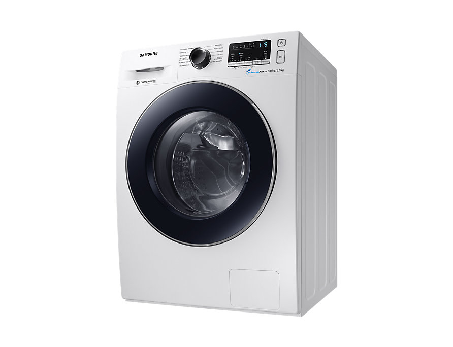 Samsung WD8AM4433JW washer dryer Freestanding Front-load White – image 4