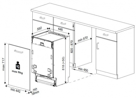 Beko DIS25010 Fully built-in 10 place settings – image 2