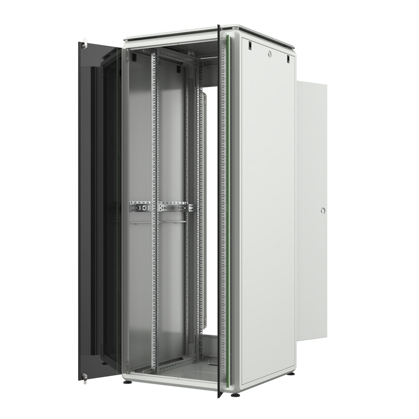 Lanview RDL42U88WH rack cabinet 42U Freestanding rack White – image 2