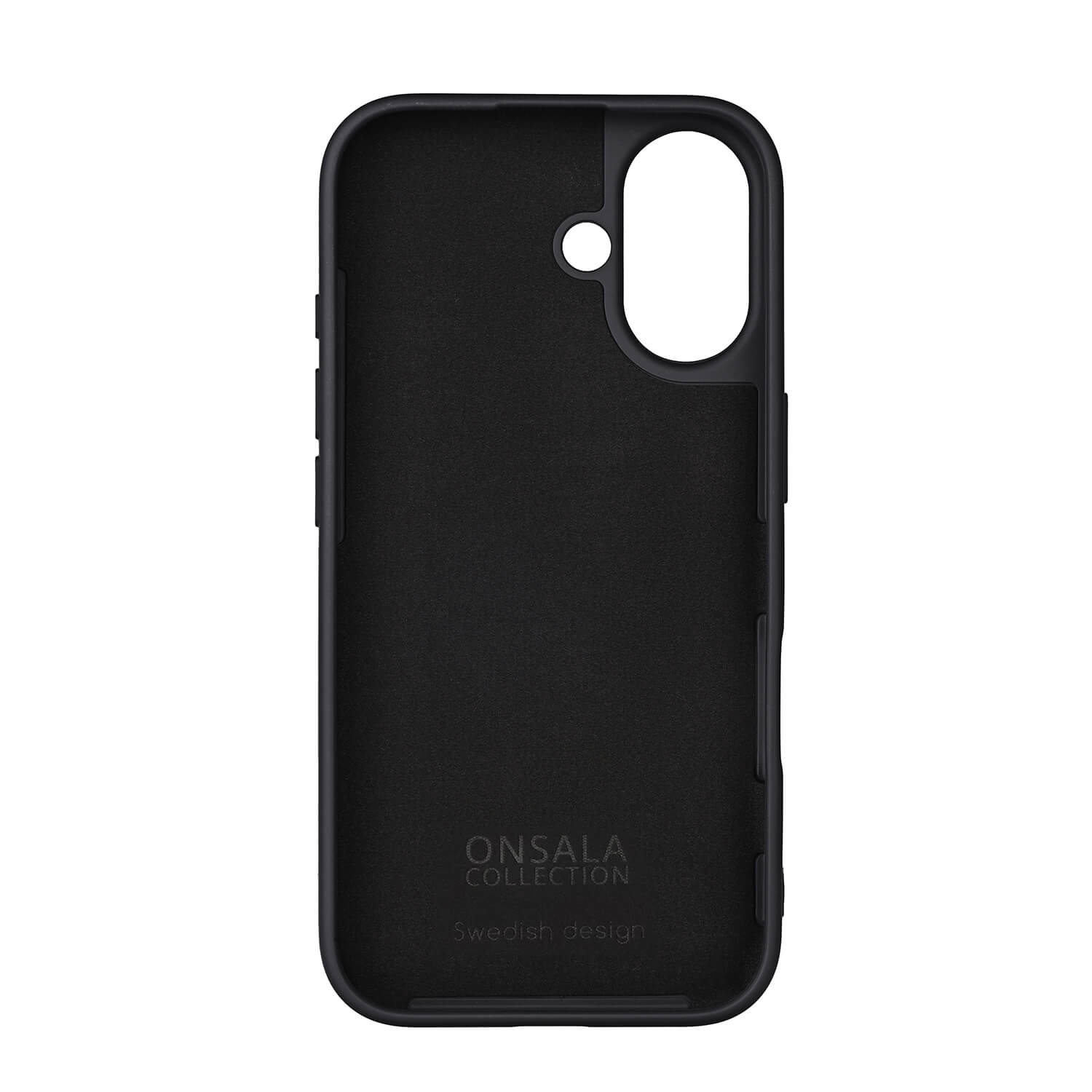 Onsala Phone Case with Silicone Feel Black - iPhone 16 – image 3