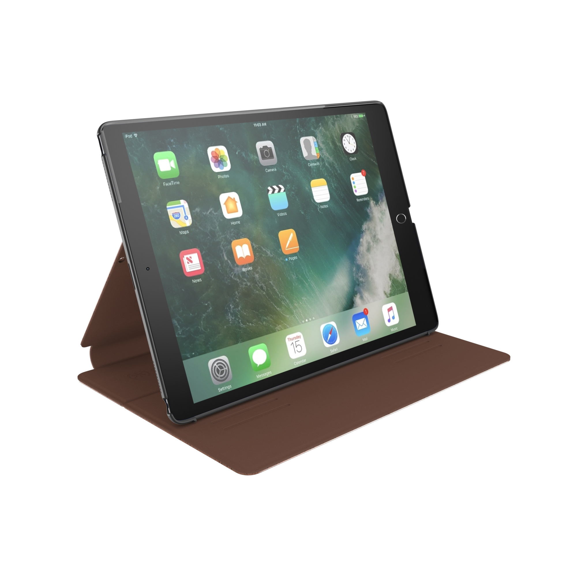 Speck Balance Folio Leather Case iPad Air/Air 2/9.7 (2017)/9.7 (2018)/ iPad Pro 9.7 Walnut Brown – image 2