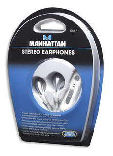 Manhattan 176217 headphones/headset Wired Calls/Music White – image 2