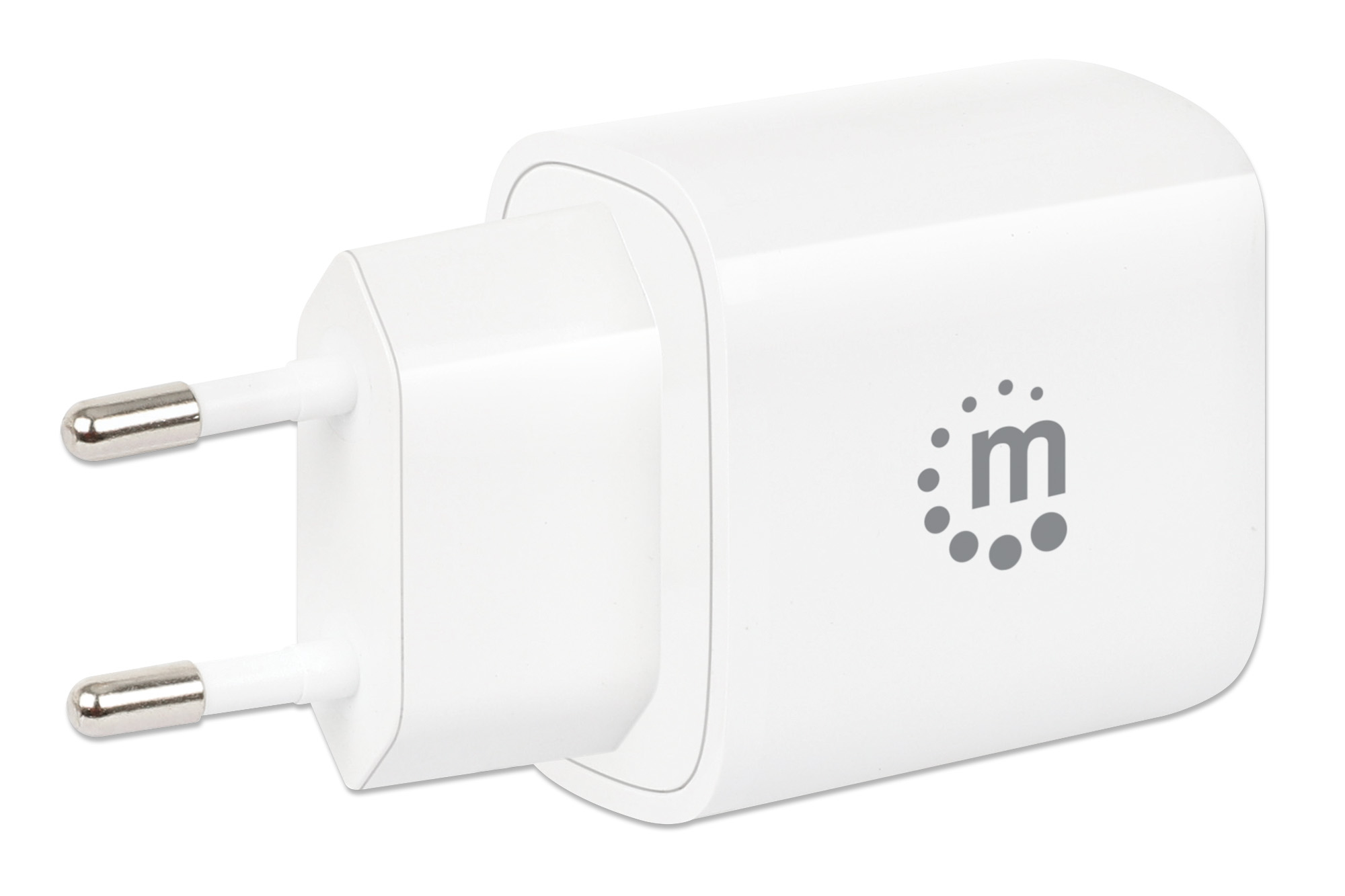 Manhattan Wall/Power Mobile Device Charger (Euro 2-pin), USB-C and USB-A ports, USB-C Output: – image 4