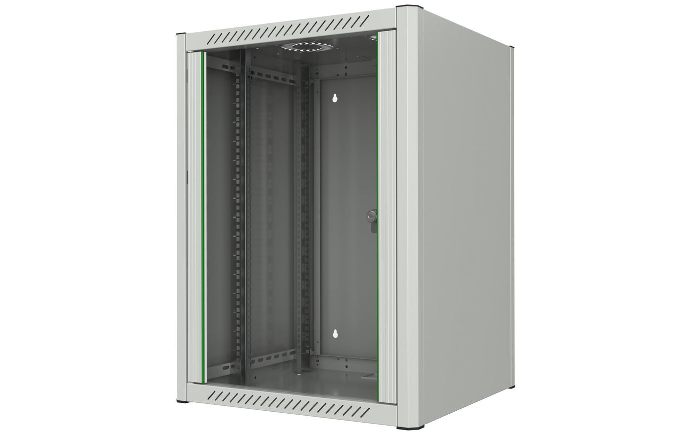 Lanview RWM16U56WH rack cabinet 16U Wall mounted rack White – image 1