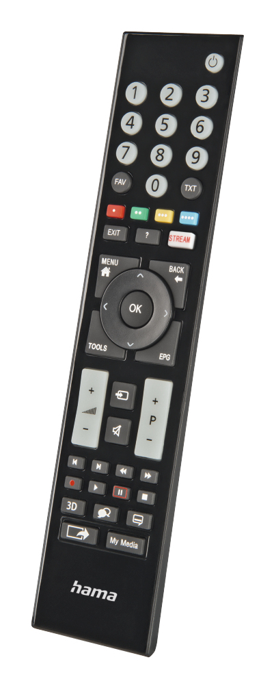 Hama 00221065 remote control IR Wireless TV Press buttons