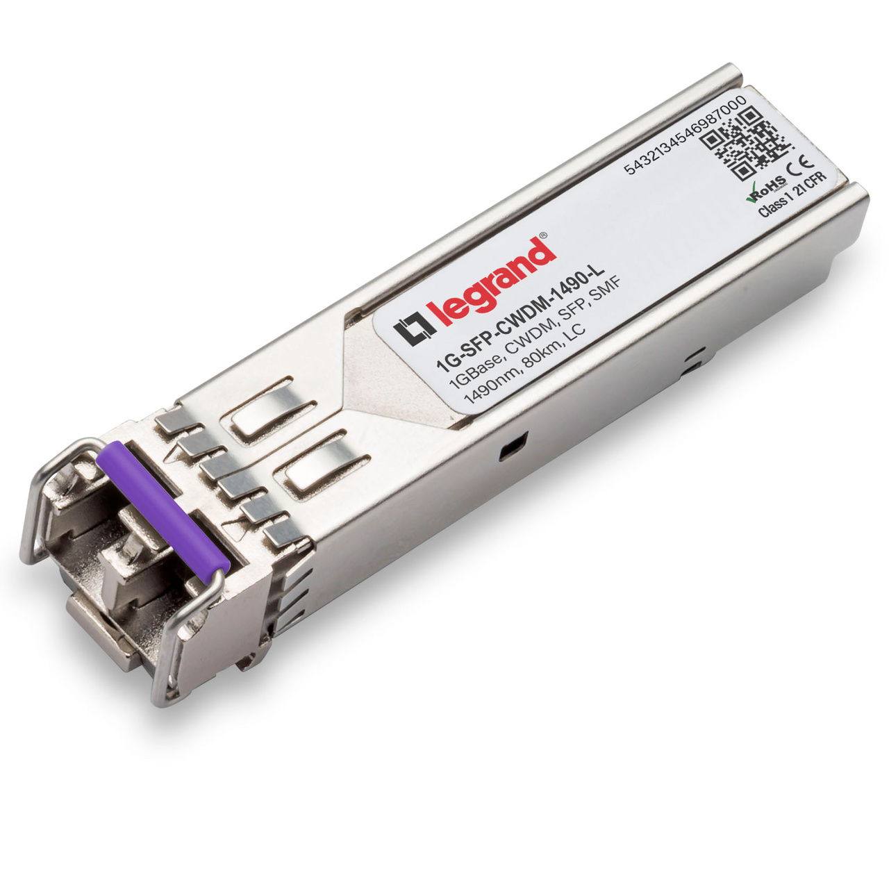 Legrand 1G-SFP-CWDM-1490-L network transceiver module Fiber optic 1000 Mbit/s 1490 nm